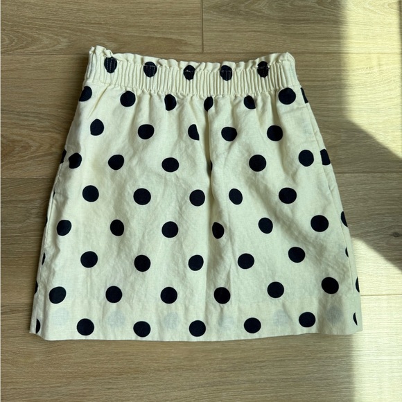 J. Crew Dresses & Skirts - J. Crew Navy and Ivory Smocked Pencil Mini Skirt size 0